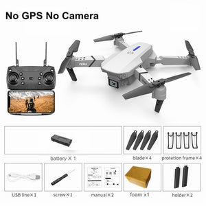 FEMA E525 E525S GPS Drone with 4K / 1080P 5G Wifi FPV HD Wide Angle Camera Foldable Mini Dron RC Quadcopter Follow Me VS E520S